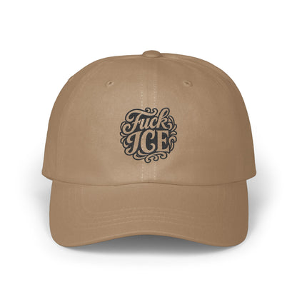Stylish Beige Baseball Cap with Bold Text product type
