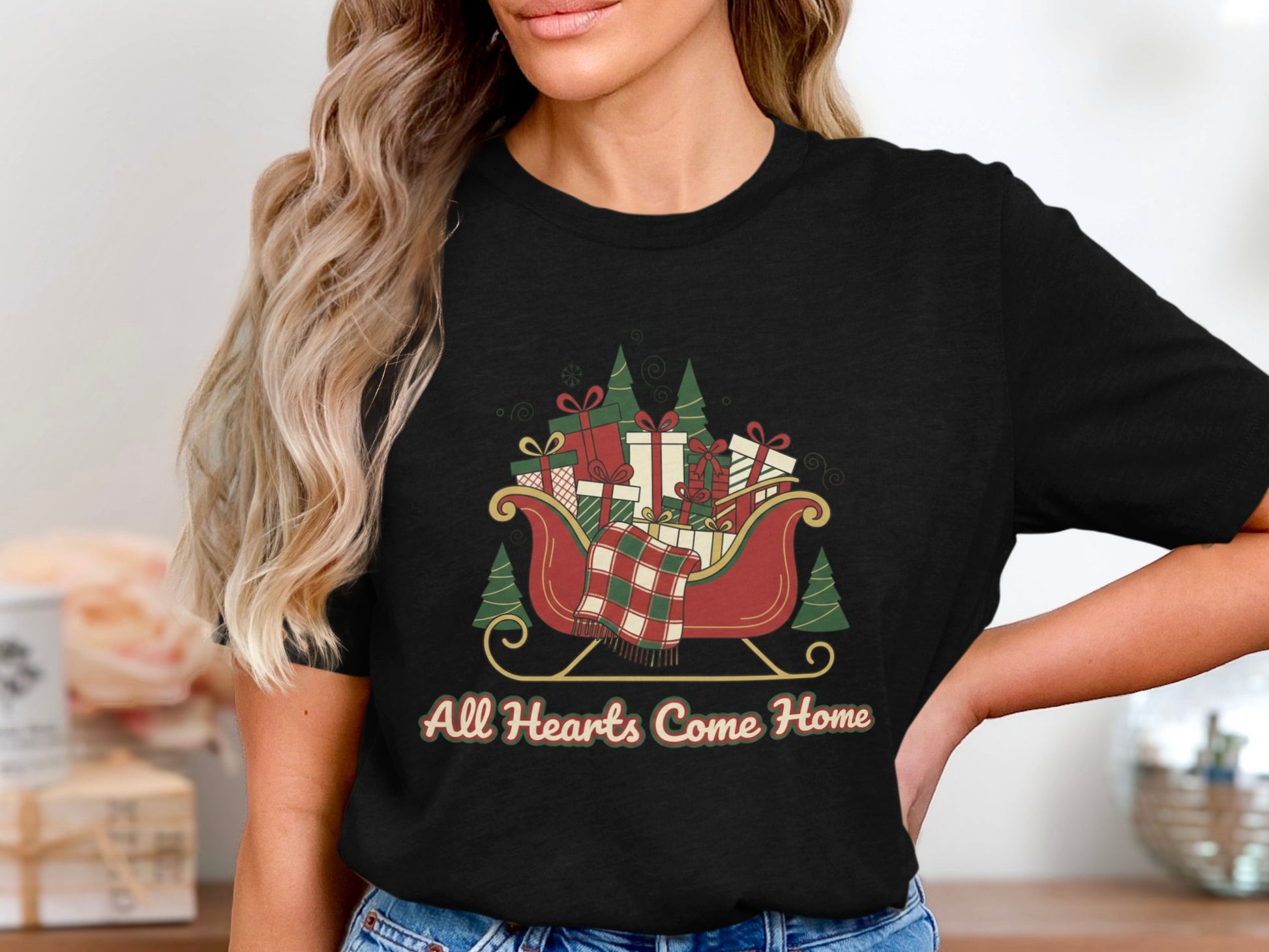 All Hearts Come Home Christmas T-Shirt
