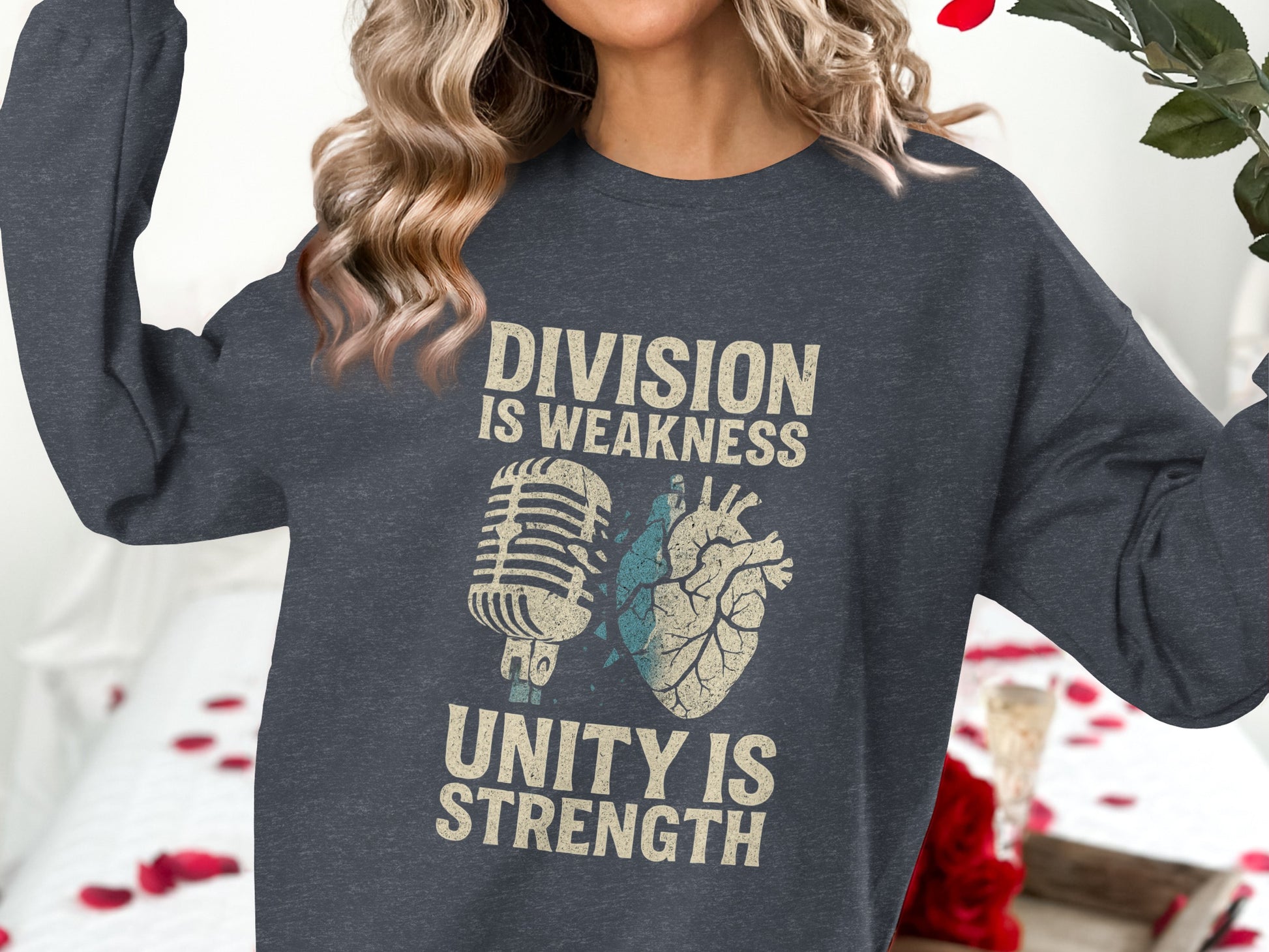 Division is Weakness Unity is Strength sweatshirt product type