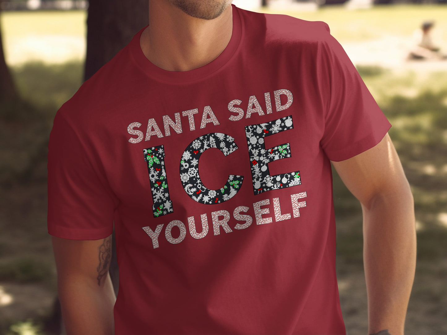 Santa Said Ice Yourself Christmas T-shirt