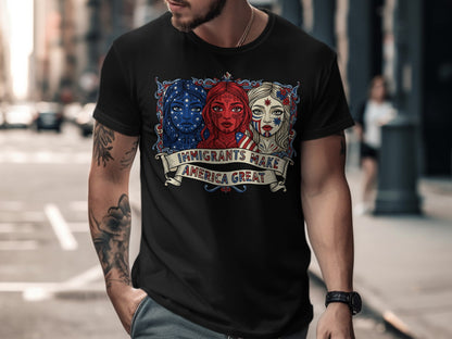 Immigrants Make America Great Graphic T-shirt product type