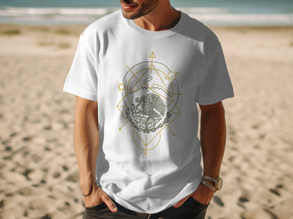 Celestial Bear Design White T-shirt product