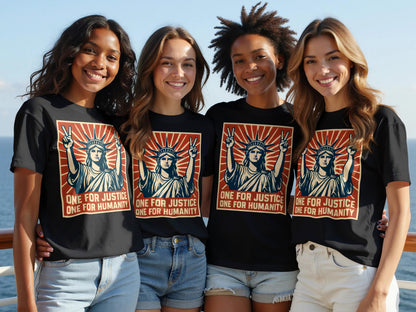 One For Humanity Statue of Liberty T-Shirt product