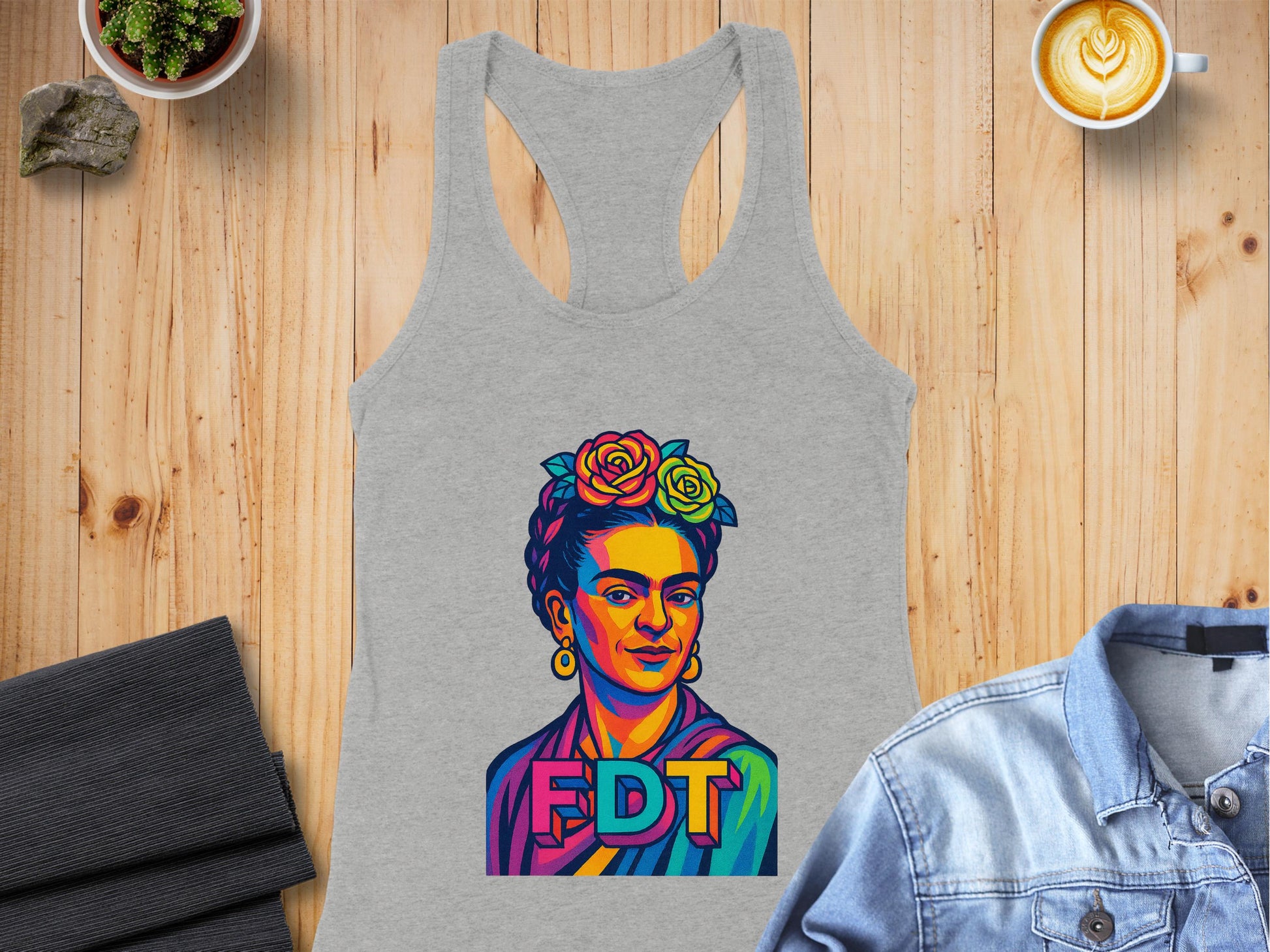 Colorful FDT Graphic Racerback Tank Top product