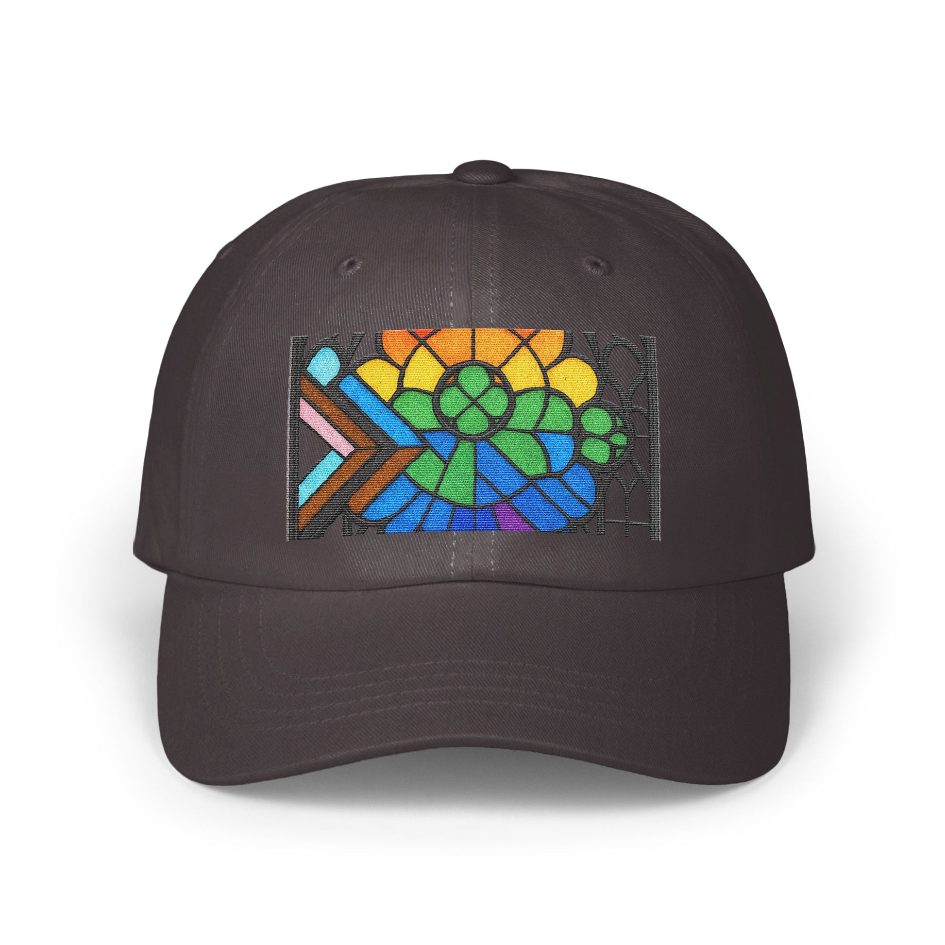 Colorful Stained Glass Design Baseball Cap product