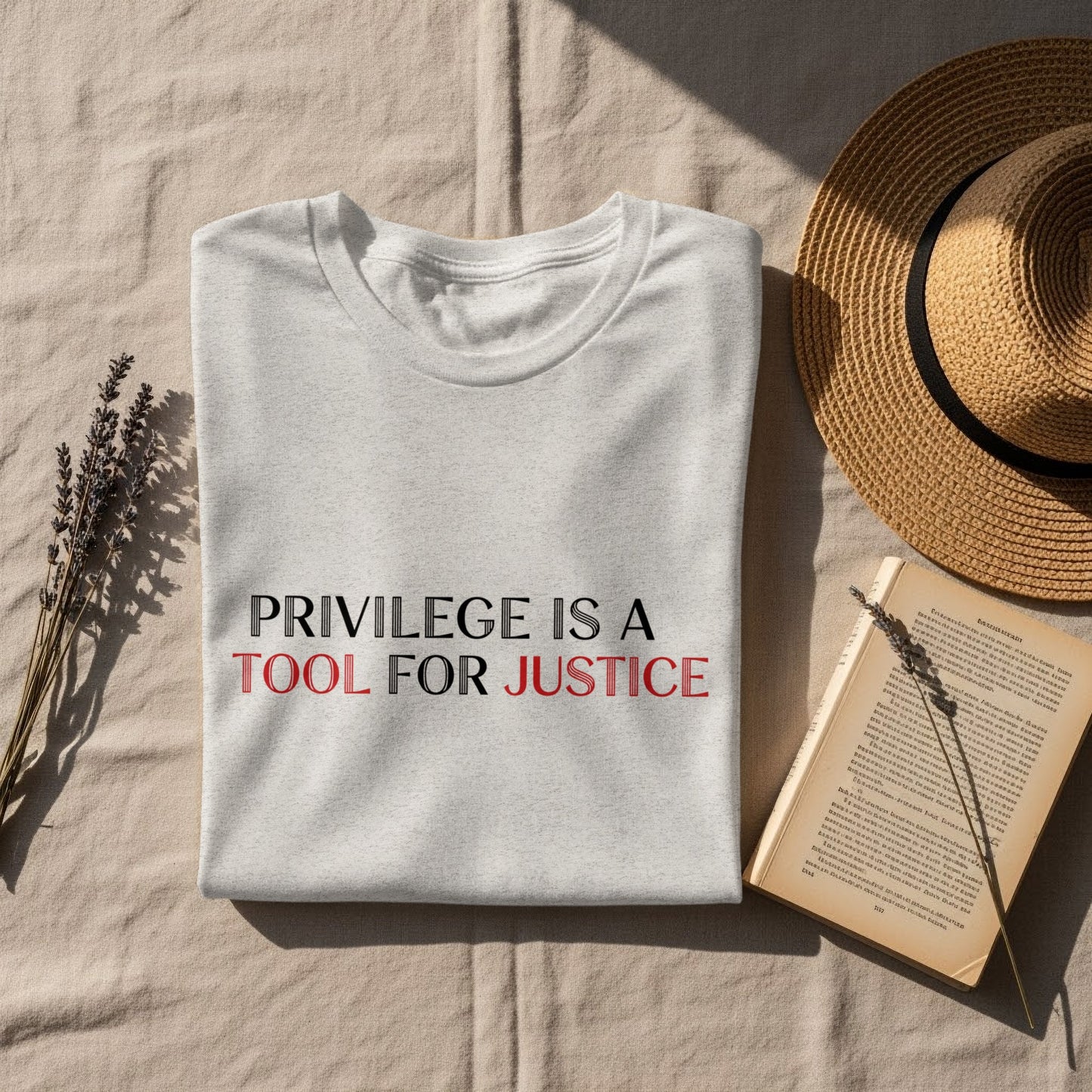Privilege Is A Tool For Justice Statement Shirt