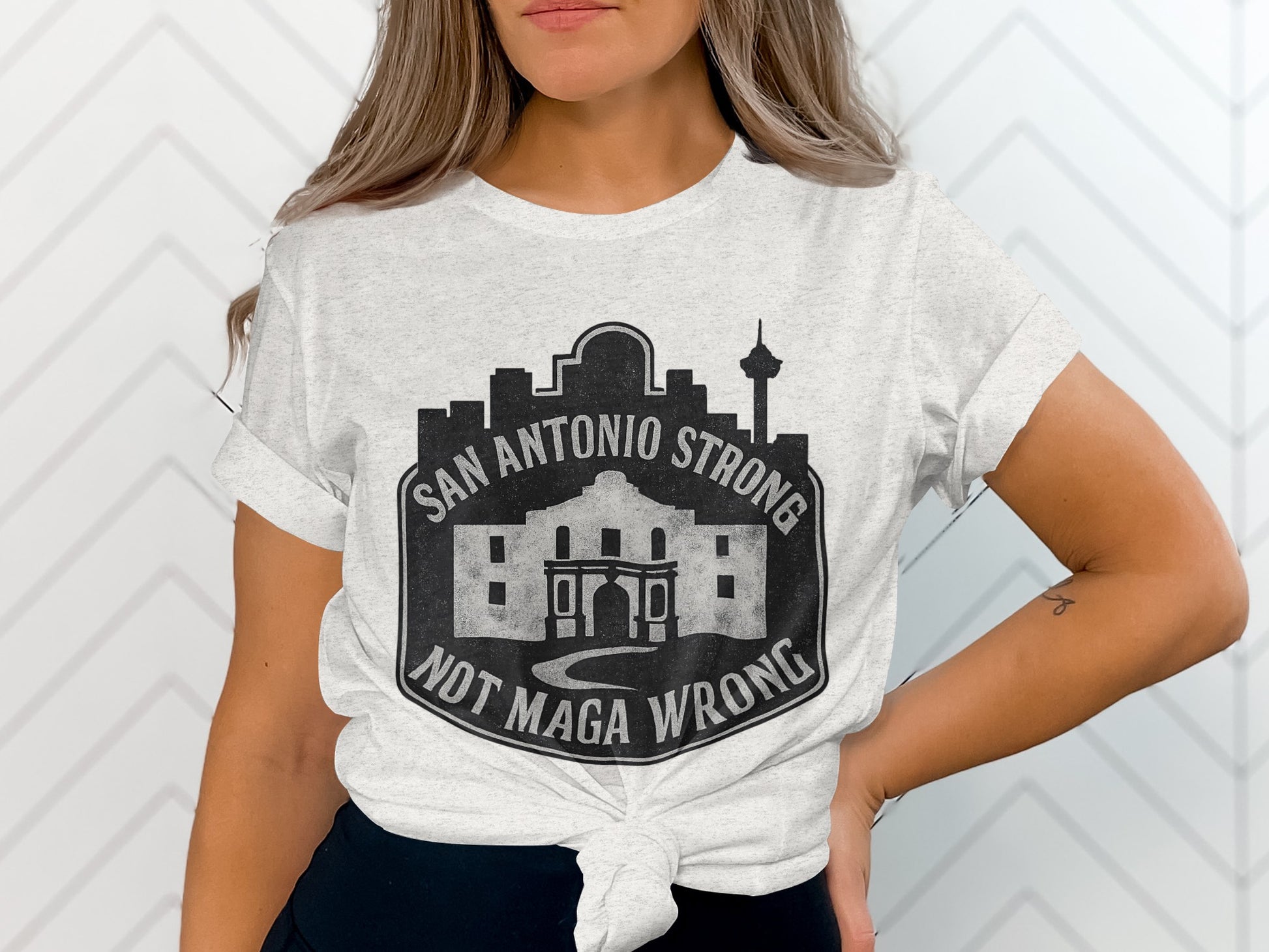 San Antonio Strong Not Maga Wrong T-shirt