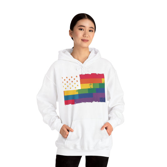 Pride Flag Hoodie | Unisex Heavy Blend™ Sweatshirt