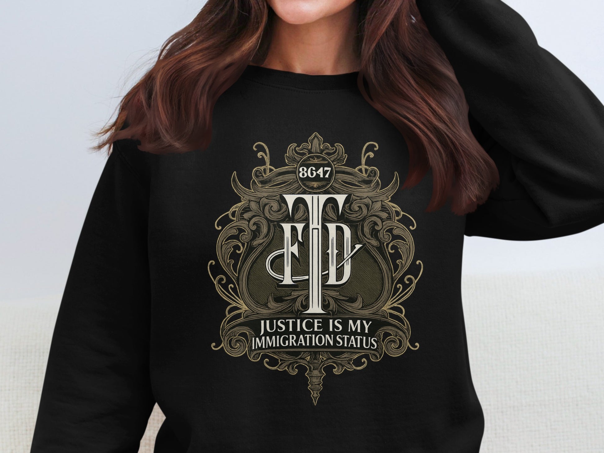 Justice Is My Immigration Status Sweatshirt product type