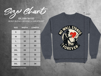No Wall Stands Forever Crewneck Sweatshirt product
