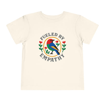 Empathy Bird Toddler Tee - Cute Short Sleeve Shirt for Kids, Gift for Birthdays, Encouraging Apparel, Toddler Fashion