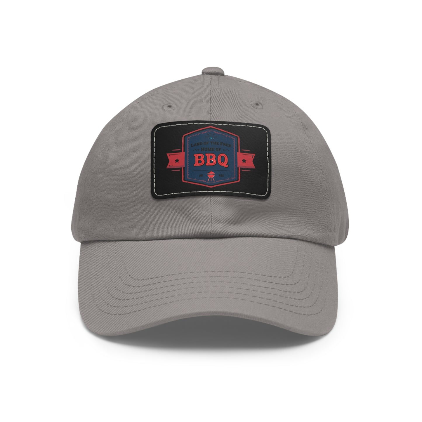 BBQ Dad Hat with Leather Patch - Perfect Gift for Grill Enthusiasts