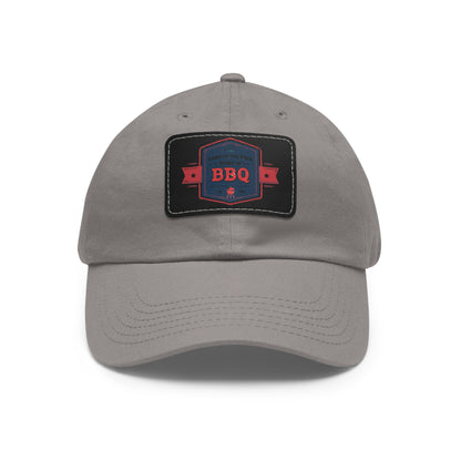 BBQ Dad Hat with Leather Patch - Perfect Gift for Grill Enthusiasts