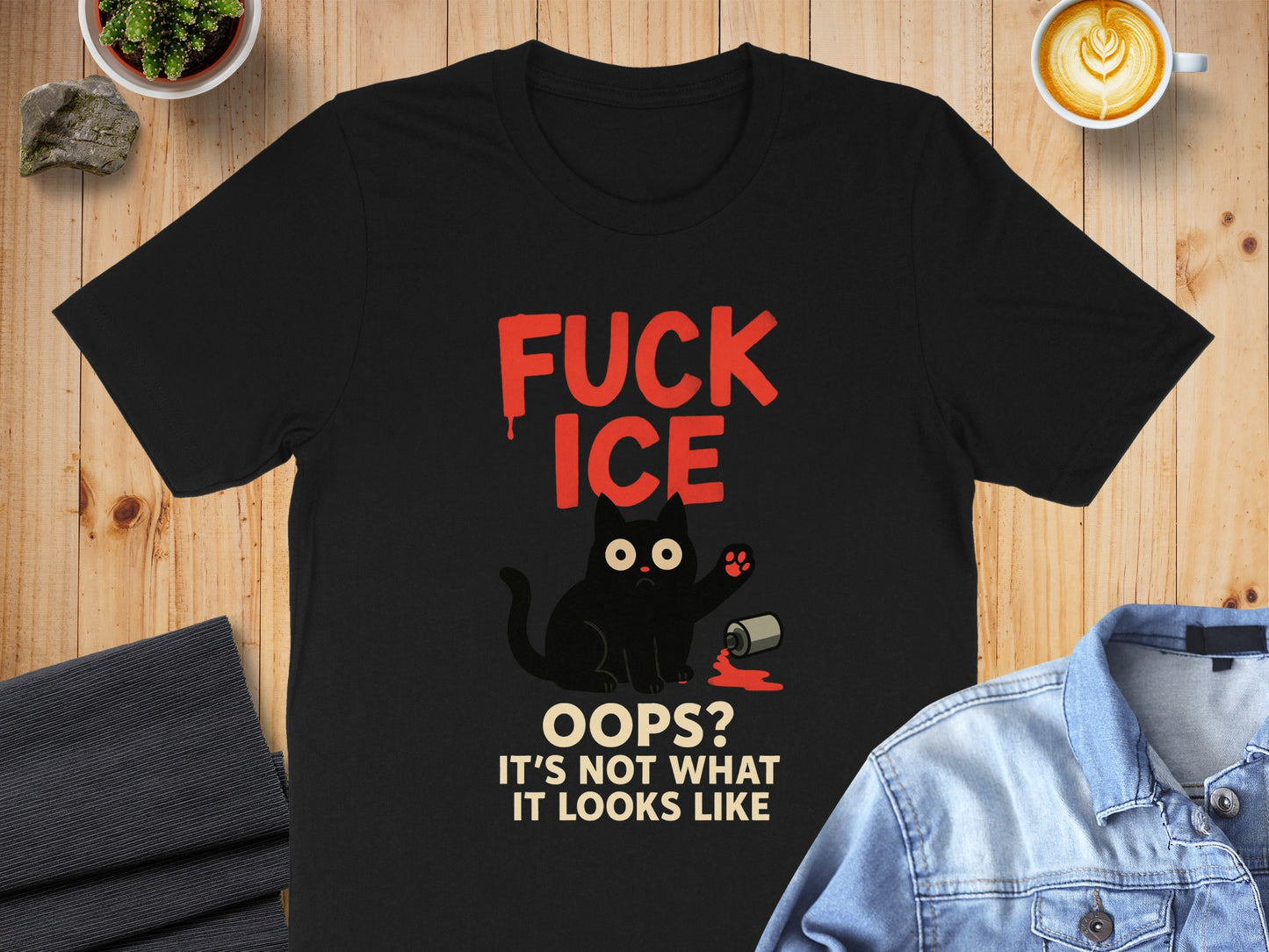 Funny Cat Oops It's Not What It Looks Like T-shirt product