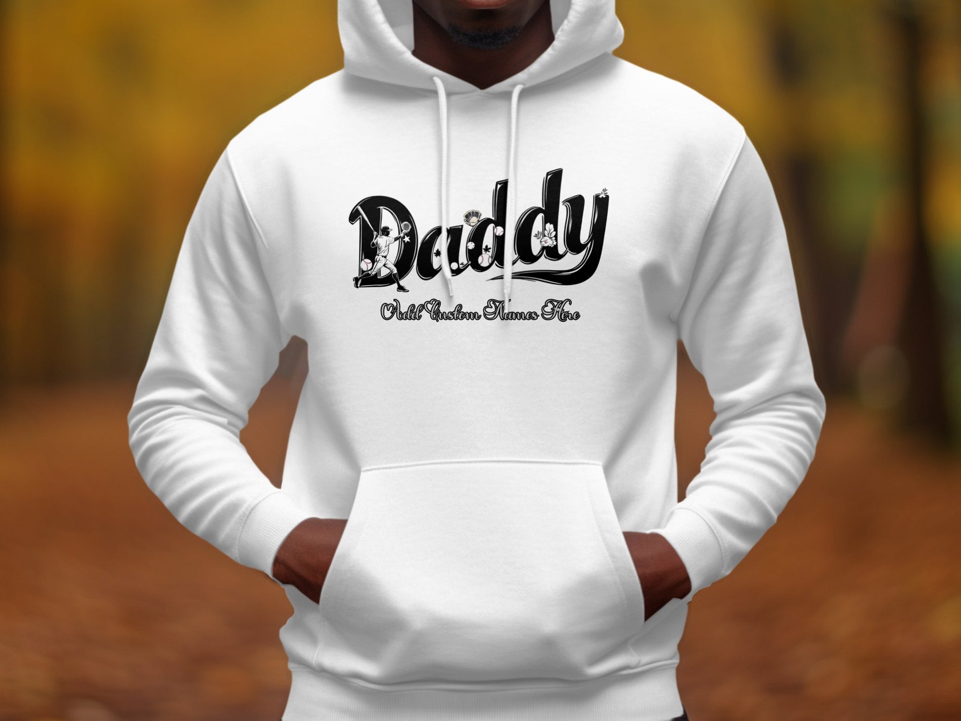 Daddy With Random Flower Etc Hoodie product