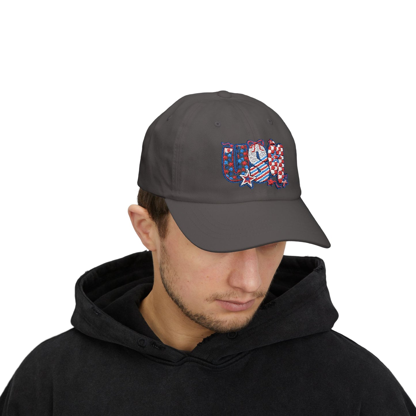 Embroidery Hat 4th of July Patriotic Dad Cap | USA Cap, Summer Hat, Casual Headwear, Father's Day Gift, Independence Day Accessory, Outdoor Cap