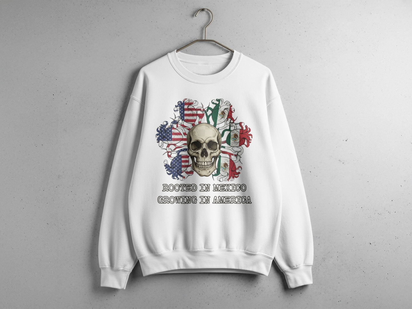 Rooted in Mexico Growing in America sweater
