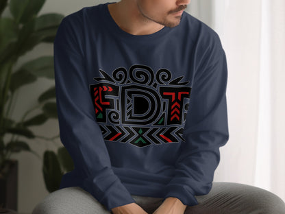 Bold FDT Graphic Design Long Sleeve Shirt