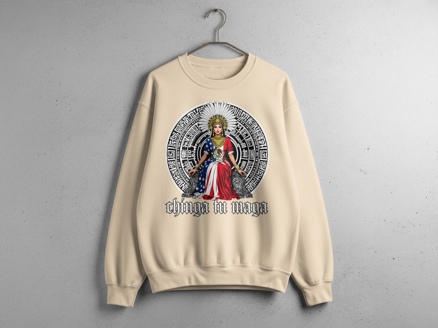 Chinga Tu Maga Graphic Sweatshirt Apparel
