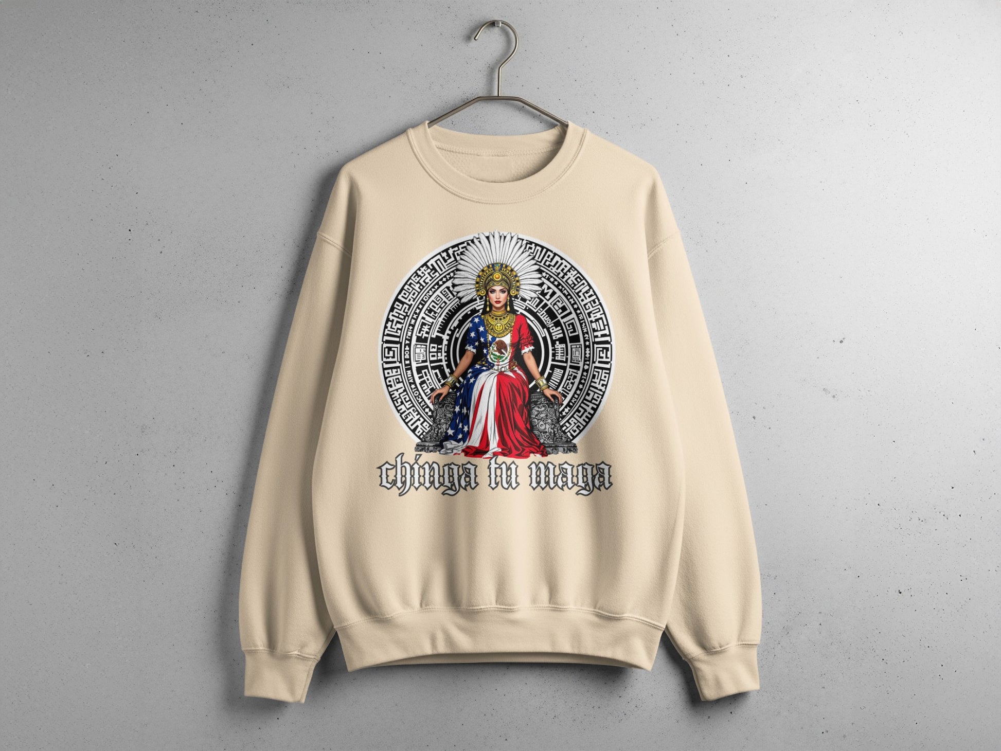 Chinga Tu Maga Graphic Sweatshirt Apparel