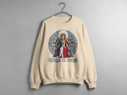 Chinga Tu Maga Graphic Sweatshirt Apparel