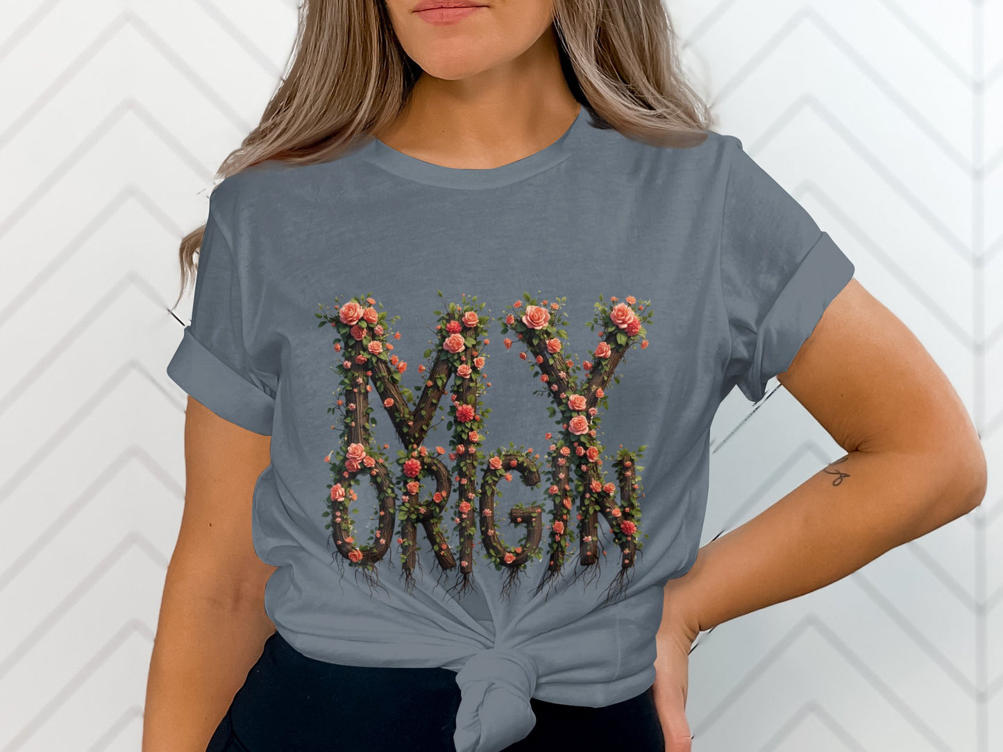 Floral Design MY ORIGIN Women's Graphic T-shirt product