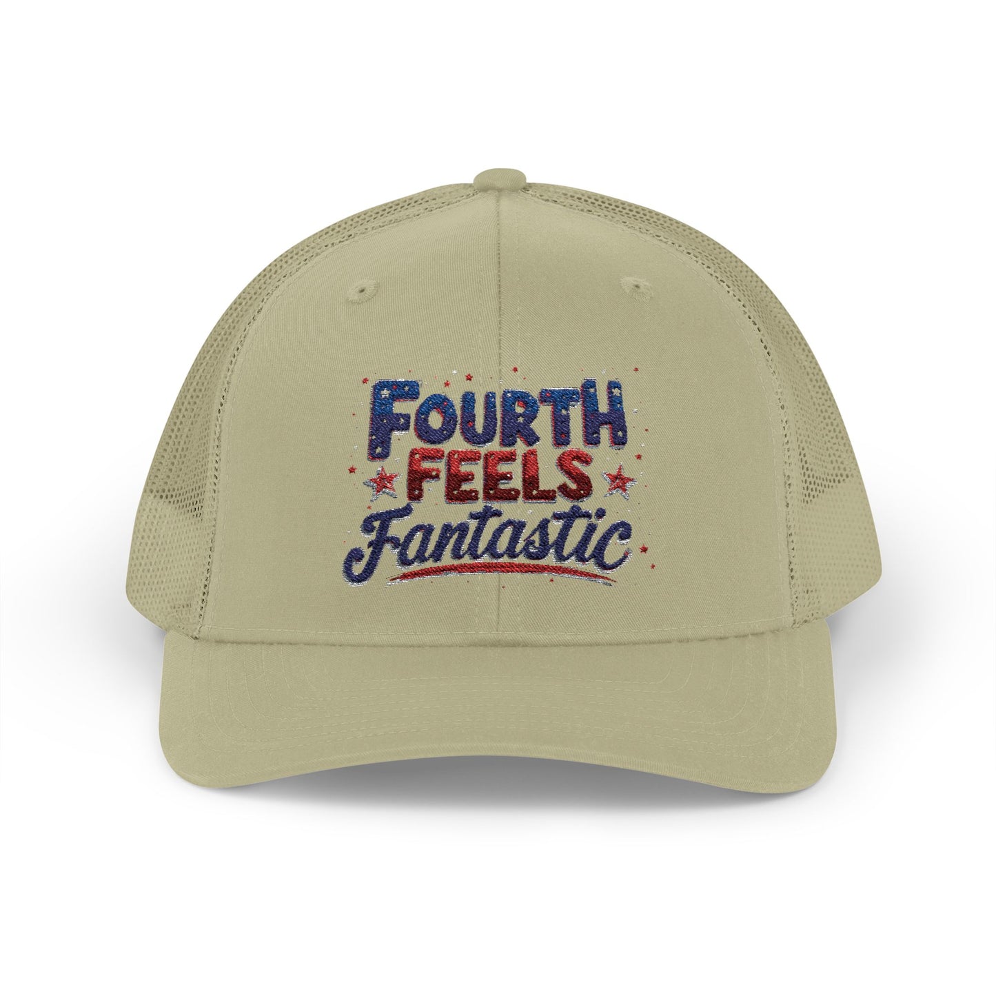 Fourth of July Celebration Snapback Cap - Patriotic Trucker Hat