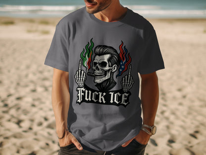 Edgy Graphic Skull Rebel Attitude Statement Shirt product