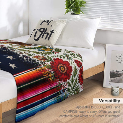 Ultra-Soft Flannel Blanket Multiple Sizes