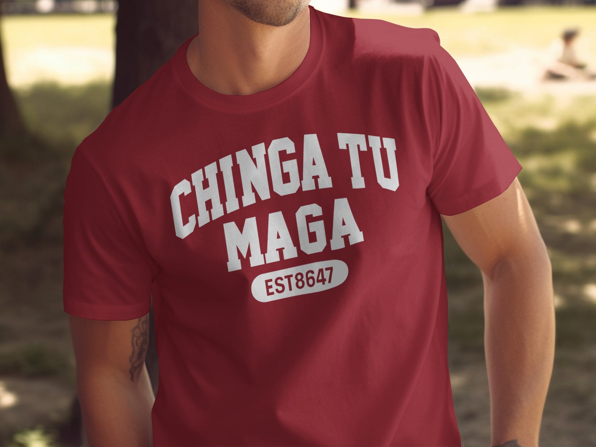 Chinga Tu Maga EST8647 Graphic Printed T-shirt