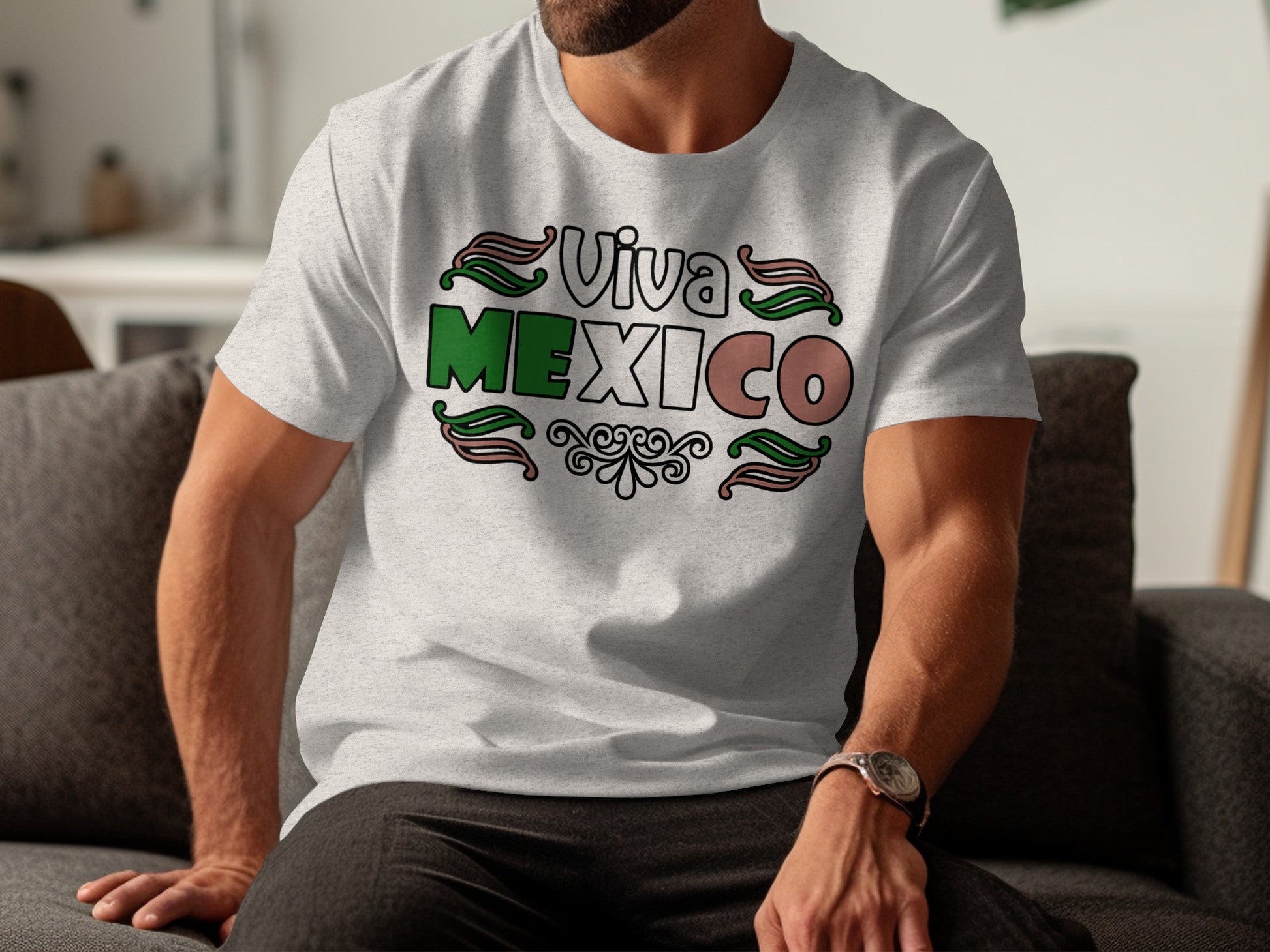 Viva Mexico Graphic T-Shirt Mexican Pride Apparel product