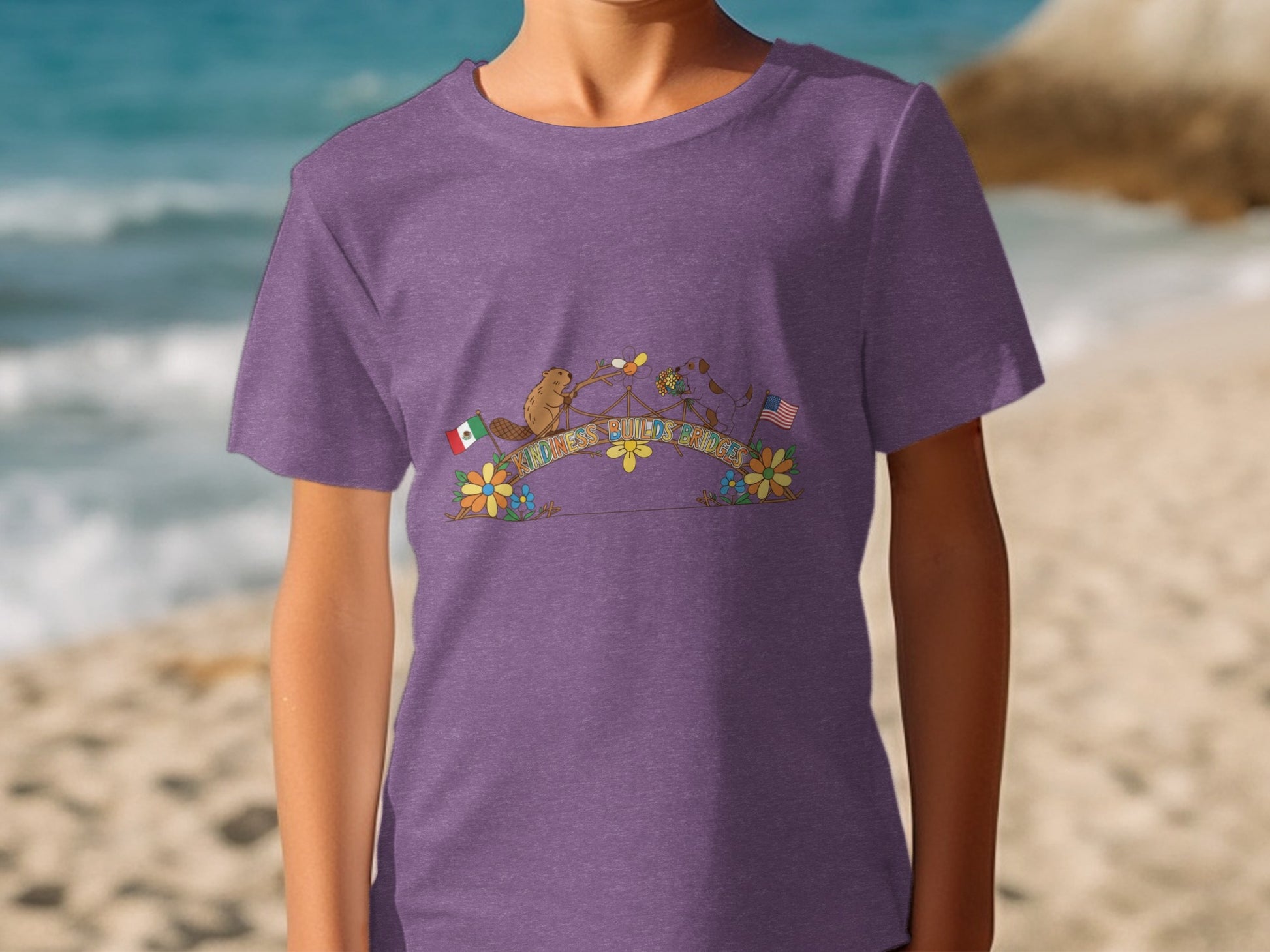 Peace Love Friends graphic tee