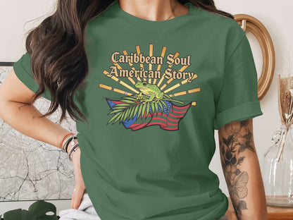 Caribbean Soul American Story Graphic Tee