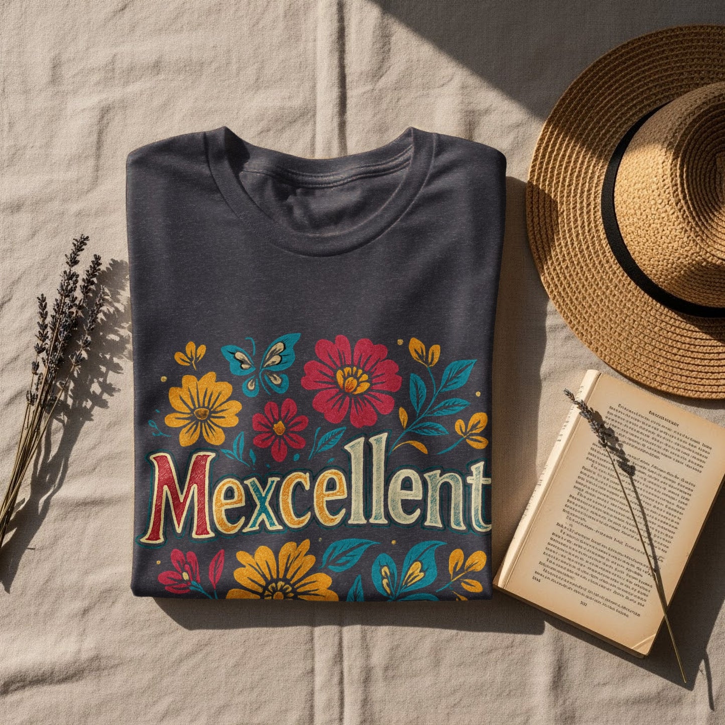 Mexcellent Floral Design Graphic T-Shirt product