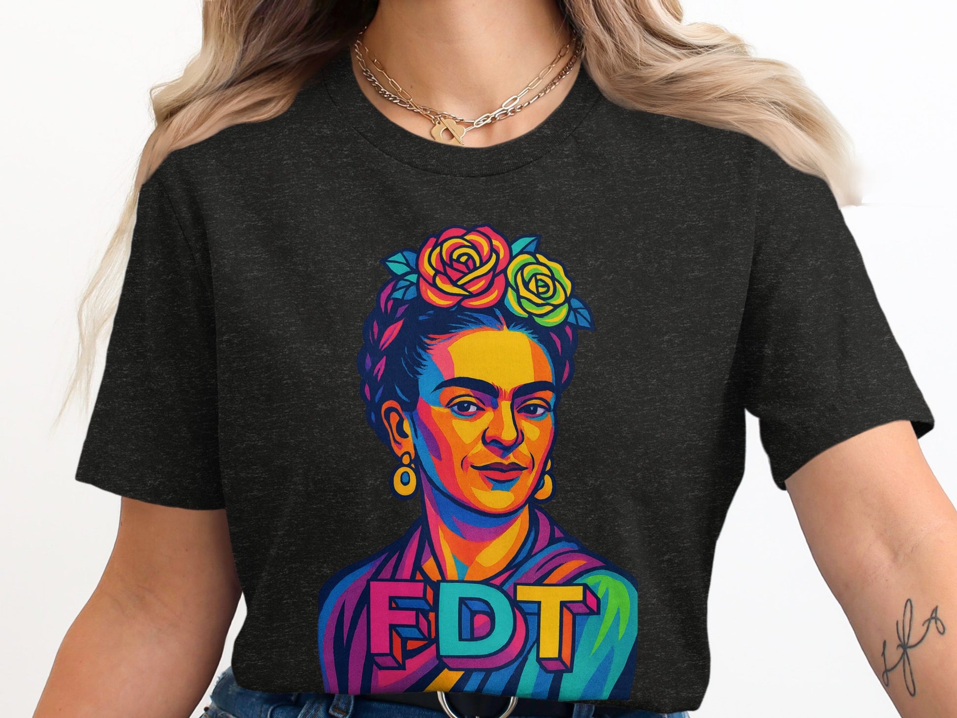 Colorful FDT Graphic Art Design T-Shirt product type