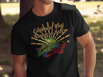 Caribbean Soul American Story Graphic T-shirt