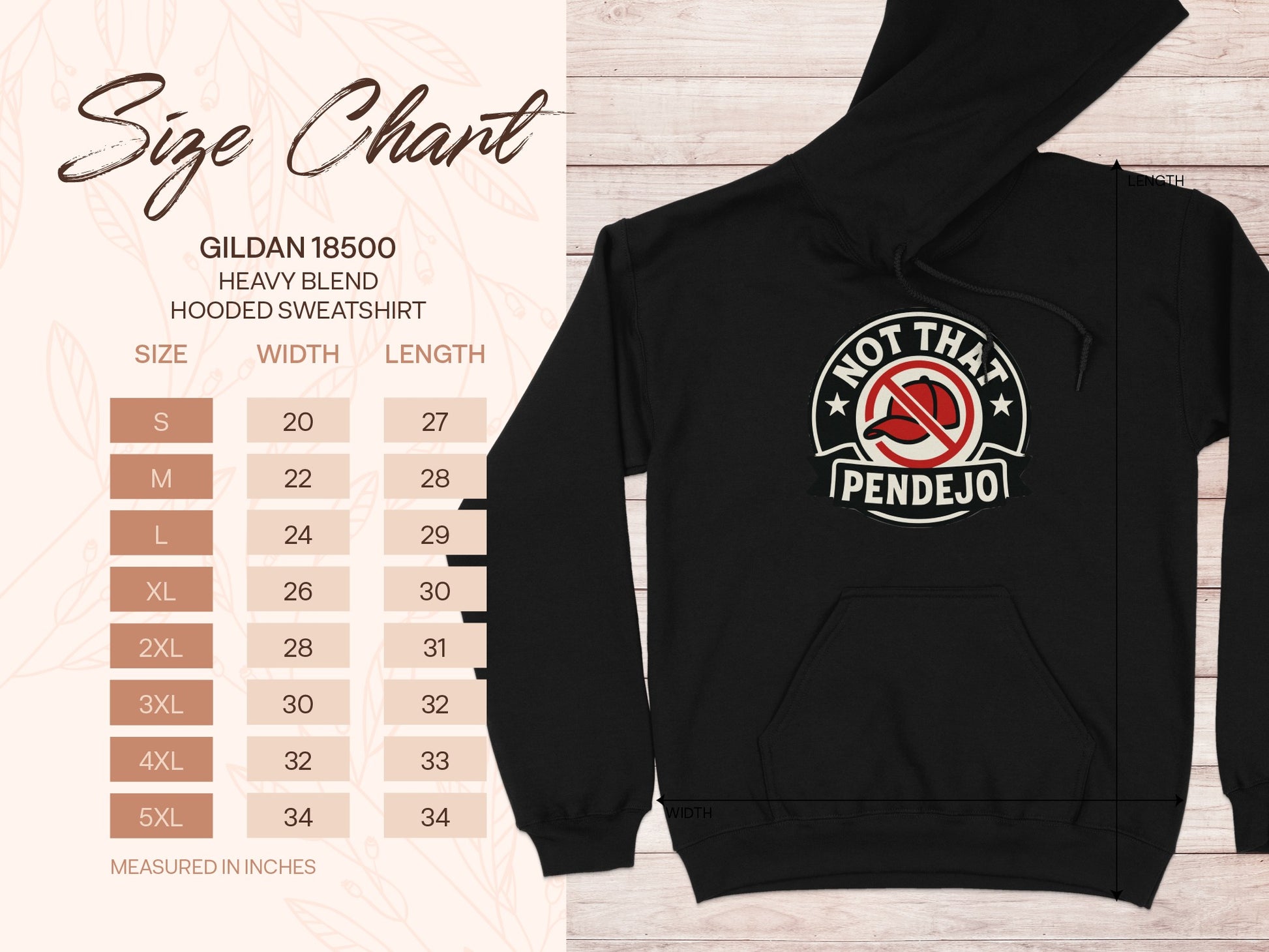 Heavy Blend Not That Pendejo Hooded Sweatshirt product