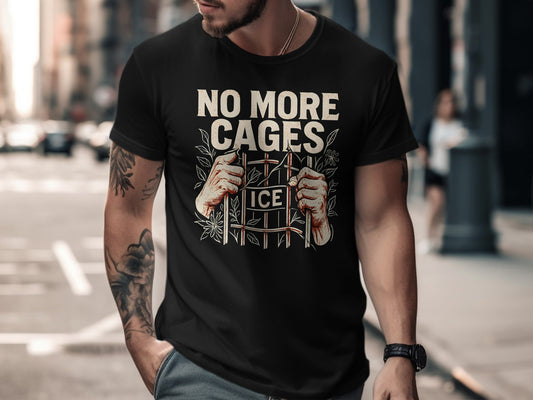 No More Cages ICE Design Statement T-Shirt product