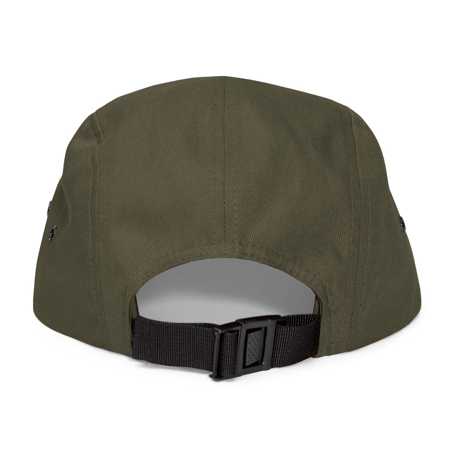 Fuck La Migra Hat Embroidered 5-Panel Cap — Skull with Mexican Flag Accent (Explicit Text)