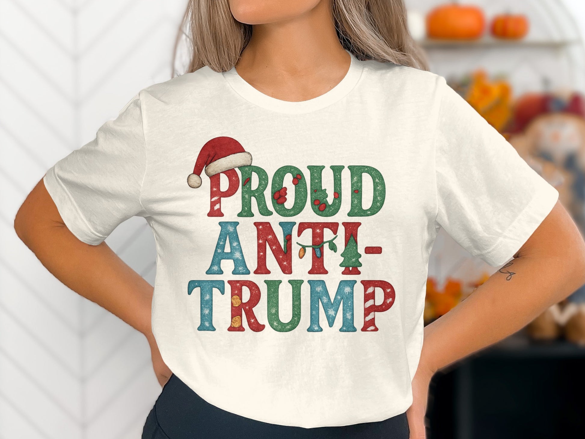 Proud Anti-Trump Christmas Themed T-Shirt