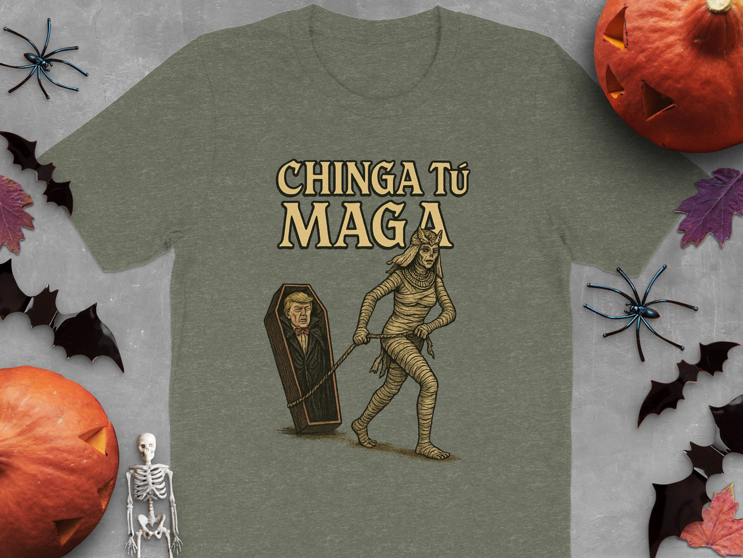 Chinga Tu MAGA Humorous Halloween T-Shirt product type