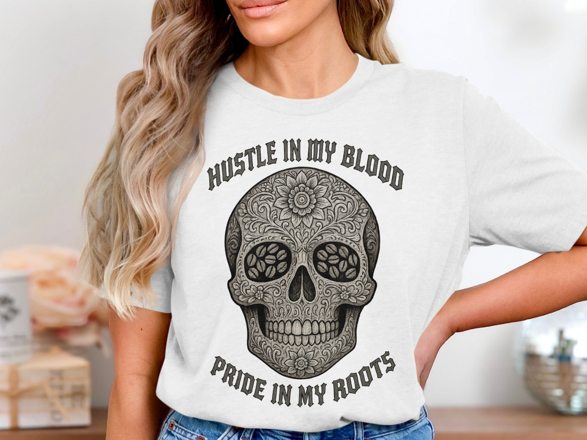 Hustle In My Blood Pride In My Roots shirt