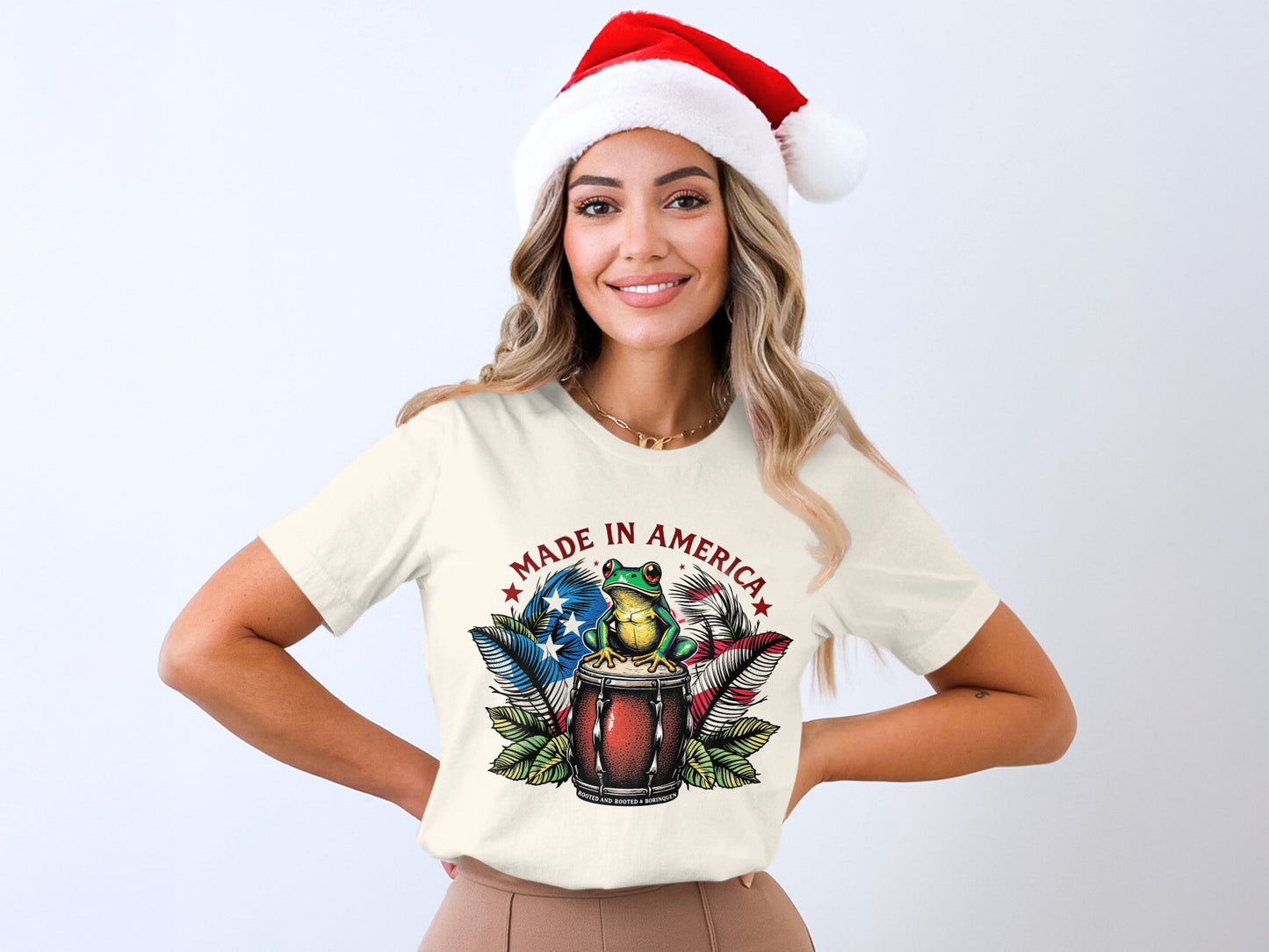 Made in America Drum and Bird Design T-shirt