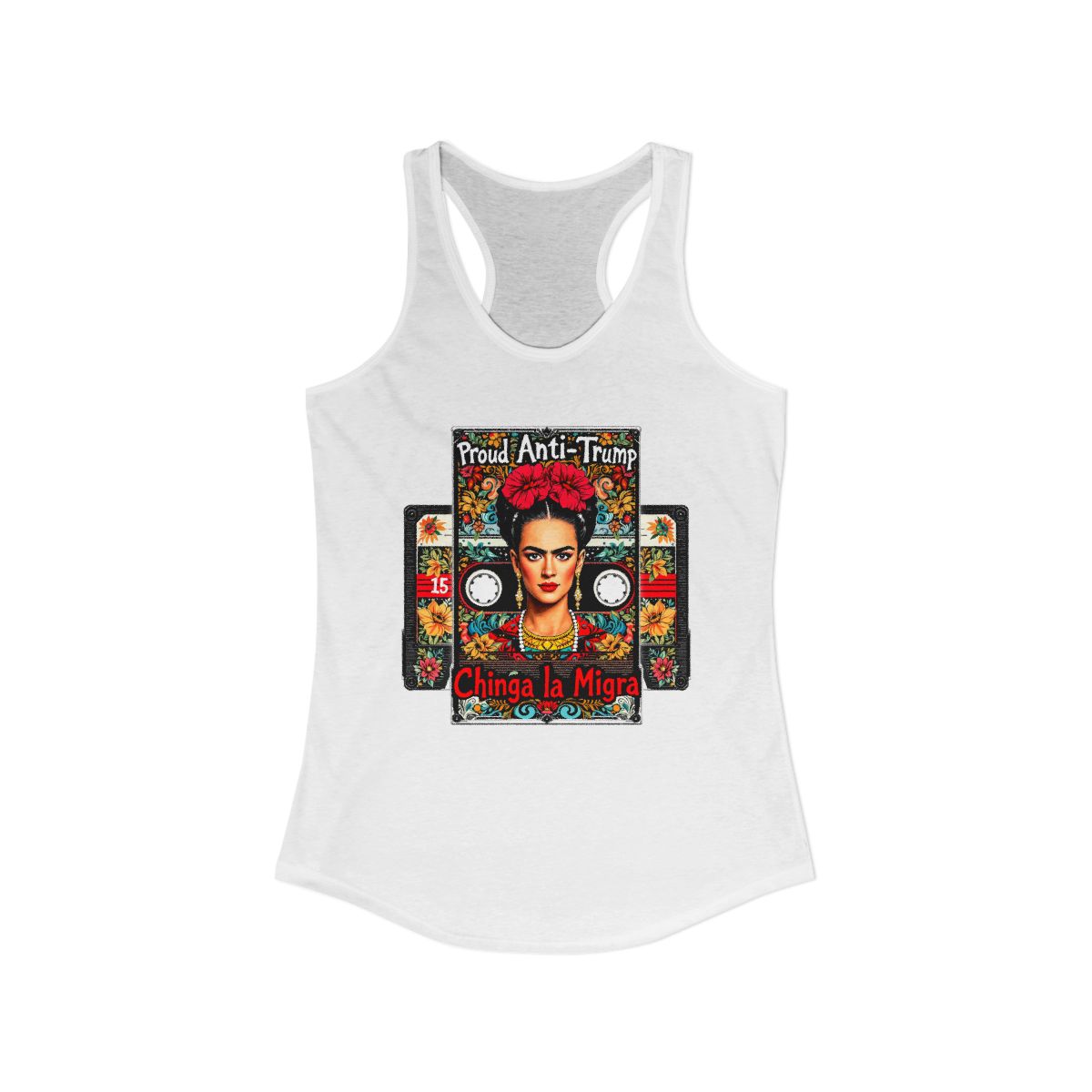 Proud Anti-Trump Chinga la Migra Tank Top Shirt