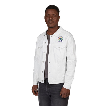 Embroidered Unisex Denim Jacket - Express Yourself with Unique Stitching, Casual Streetwear, Summer Festivals, Gifts for Trendsetters, [...]