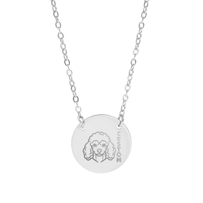 Elegant Poodle Portrait Custom or Personalized Necklace