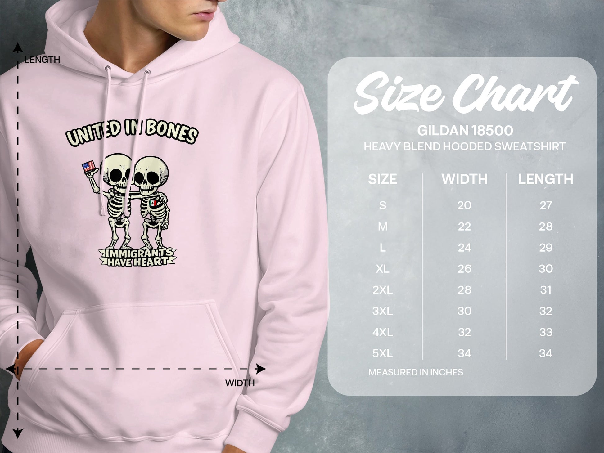 United by Bones Immigrants Have Heart Sweatshirt product