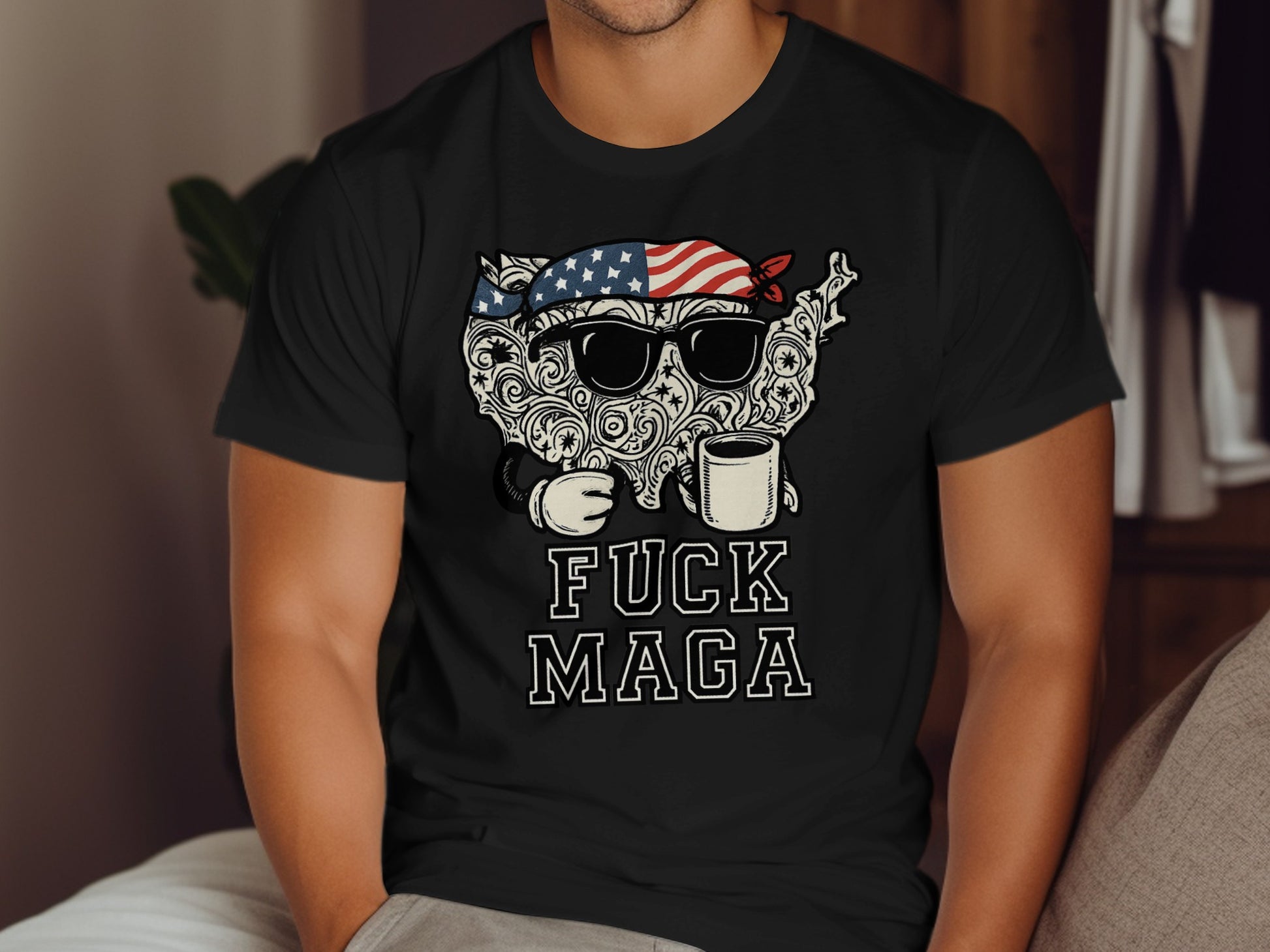 Patriotic Graphic Statement T-Shirt product type