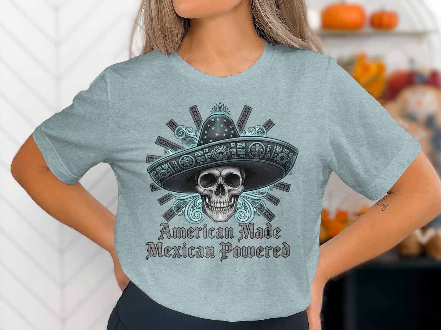 Mexican Powered Graphic Tee For Bold Fashion Statement