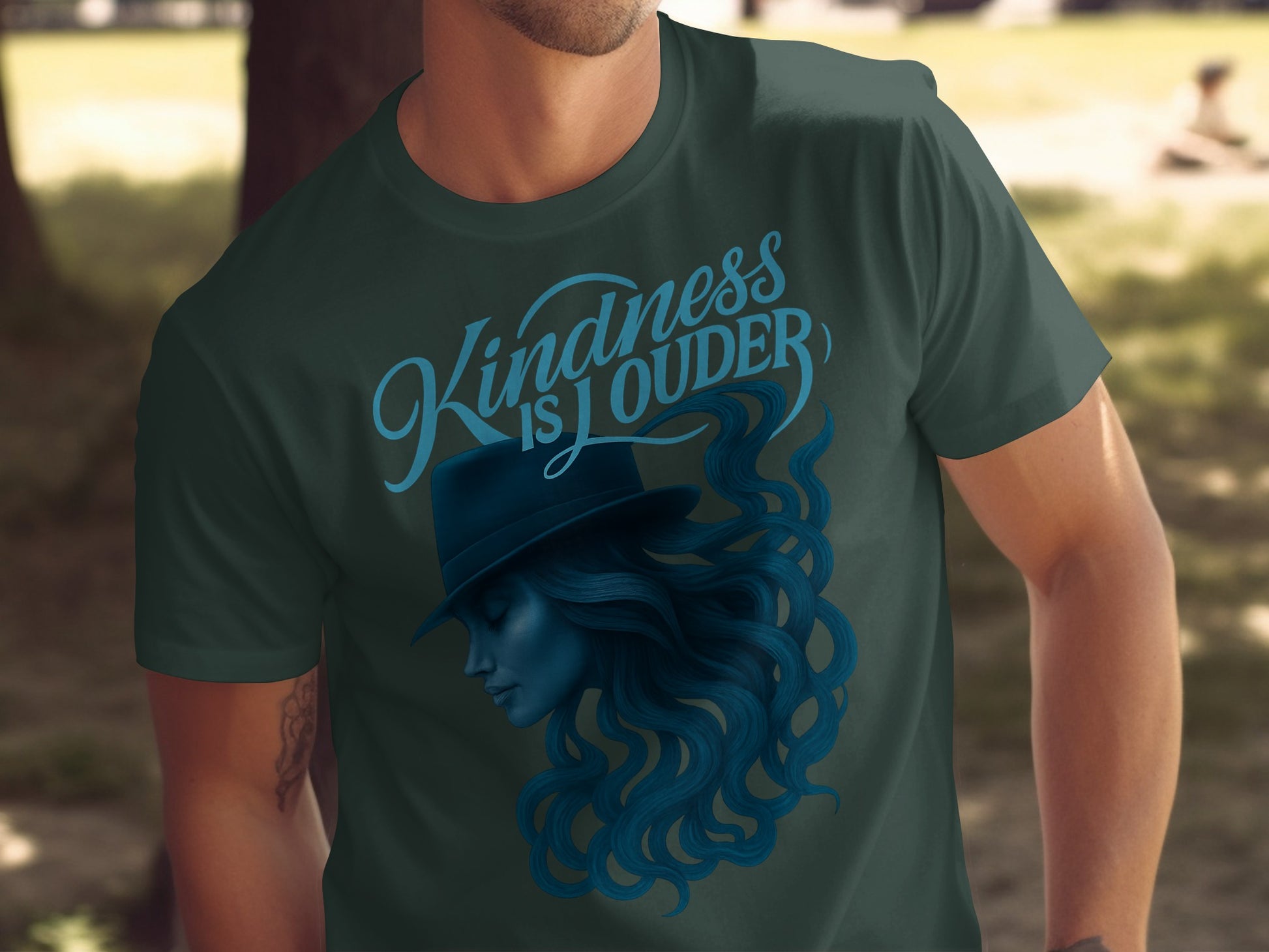 Kindness is Louder Graphic T-Shirt Casual Tee